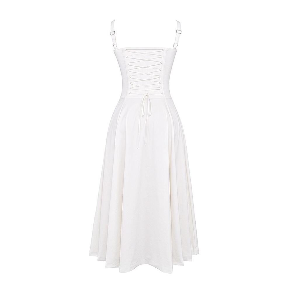 House of CB Carmen white bustier sundress - Picture 4 of 4